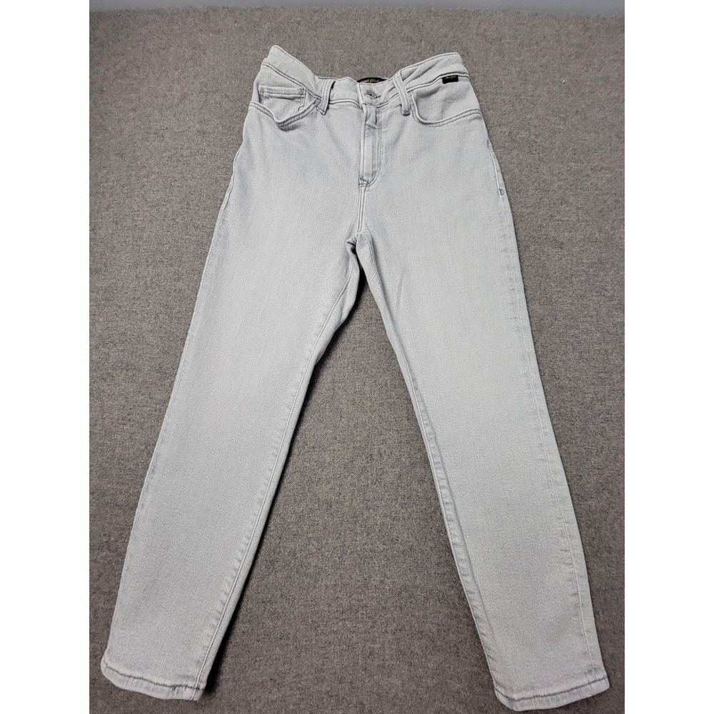 Mavi Gold Women's‎ Serena High Rise Super Skinny Gray Jeans 26x24